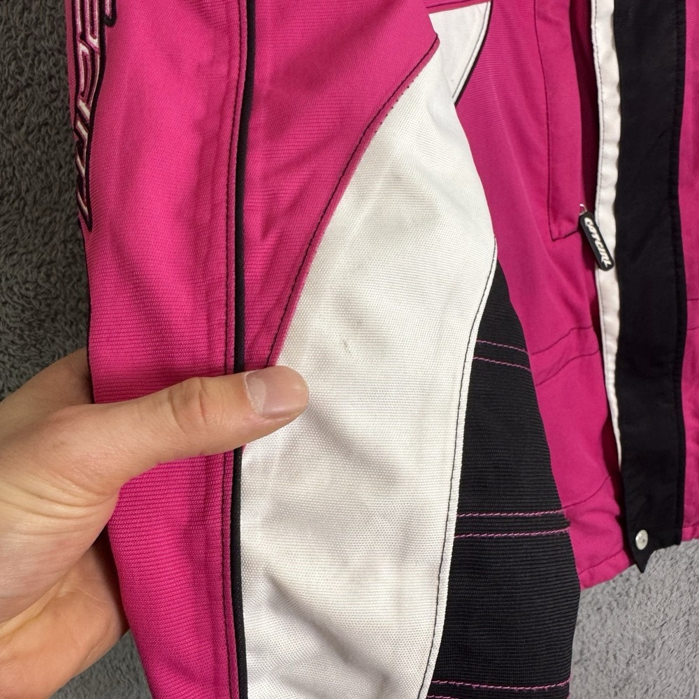 Arctic Cat Jacket Womens L Snowmobile Coat Thinsulate Quilted Racegirl A-tex - Picture 6 of 16